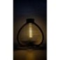 Lampion solarny metalowy czarny 29cm