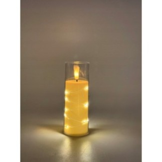 Świeca LED wkład do znicza |dekoracyjne druciki - 15 cm