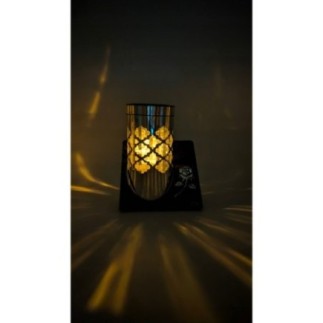 Znicz solarny LED Ignis wysokość 23 cm