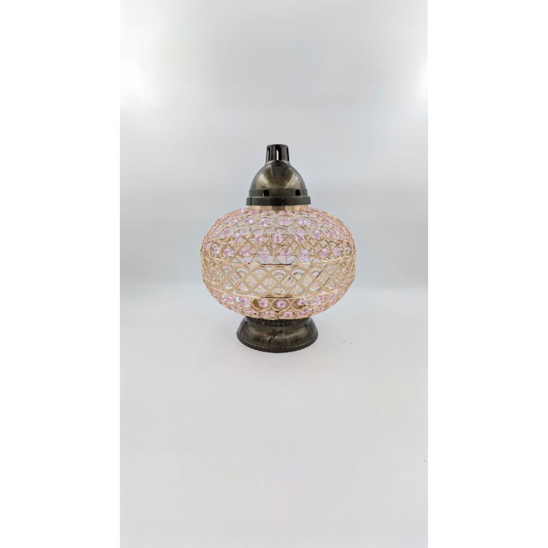 ZNICZ BIG WAZA – elegancki znicz ozdobny z kryształkami | 36 cm