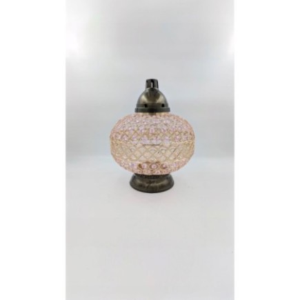 ZNICZ BIG WAZA – elegancki znicz ozdobny z kryształkami | 36 cm