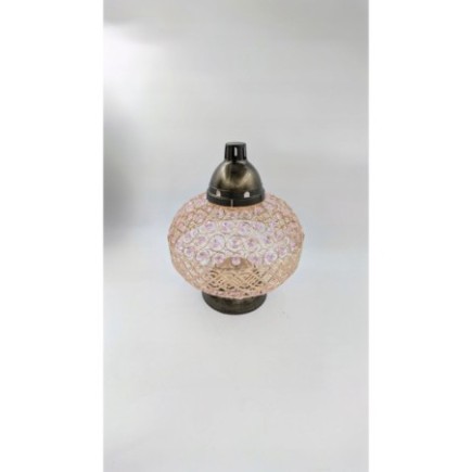 ZNICZ BIG WAZA – elegancki znicz ozdobny z kryształkami | 36 cm