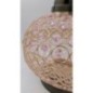 ZNICZ BIG WAZA – elegancki znicz ozdobny z kryształkami | 36 cm