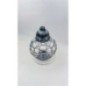 LAMPION DEKORACYJNY GRAFITOWY GLAMOUR 30CM