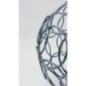 LAMPION DEKORACYJNY GRAFITOWY GLAMOUR 30CM