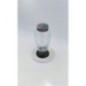 Znicz SOLARNY ZP 593 CAŁOROCZNY, Biało-Srebrny 27 cm - Biały płomień