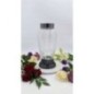 Znicz SOLARNY ZP 593 CAŁOROCZNY, Biało-Srebrny 27 cm - Biały płomień