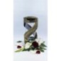 Znicz Elegancki Żywiczny 27 cm Złoty Znicz na Cmentarz Artystyczny Nastro