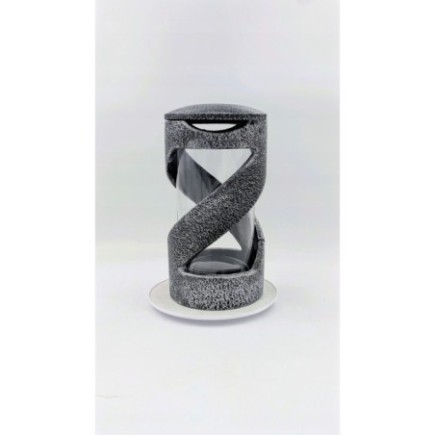 Znicz Ceramiczny Nastro Srebrny