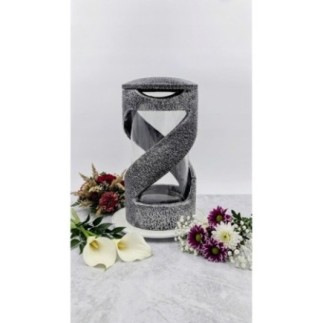 Znicz Ceramiczny Nastro Srebrny