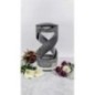 Znicz Ceramiczny Nastro Srebrny