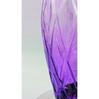 Znicz SOLARNY ZP 593 CAŁOROCZNY, Fioletow-czarny 27 cm - Biały płomień