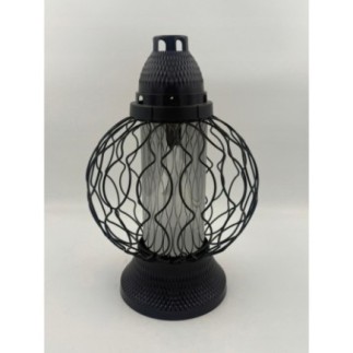 LAMPION DEKORACYJNY CZARNY 39 CM – elegancja i nowoczesny design