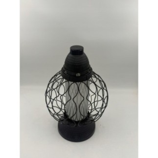 LAMPION DEKORACYJNY CZARNY 39 CM – elegancja i nowoczesny design
