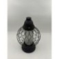 LAMPION DEKORACYJNY CZARNY 39 CM – elegancja i nowoczesny design