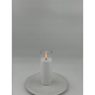 ŚWIECA LED 17 CM BIAŁA – MIGAJĄCY PŁOMIEŃ
