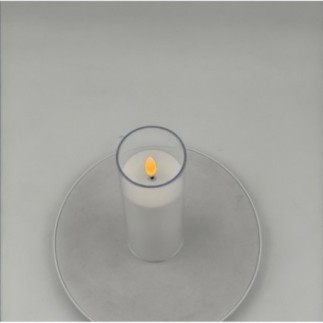 ŚWIECA LED 17 CM BIAŁA – MIGAJĄCY PŁOMIEŃ