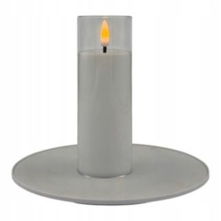 ŚWIECA LED 17 CM BIAŁA – MIGAJĄCY PŁOMIEŃ