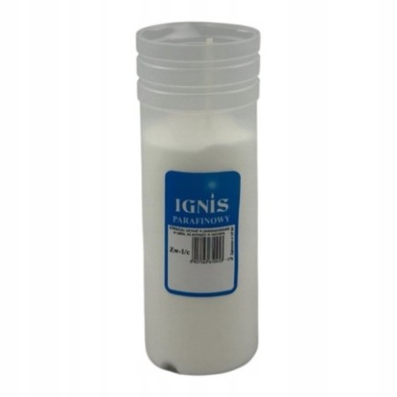 Wkład parafinowy do zniczy IGNIS – 13 cm | Zestaw 22 sztuki