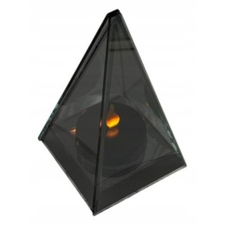 Znicz LED Lustrzany 3D Piramidka – Efekt Nieskończonego Światła