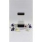 ZNICZ SOLARNY LED CZARNO-ZŁOTY 20CM