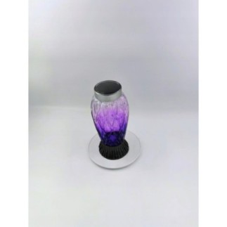 Znicz SOLARNY ZP 593 CAŁOROCZNY, Fioletowy 27 cm - Biały płomień