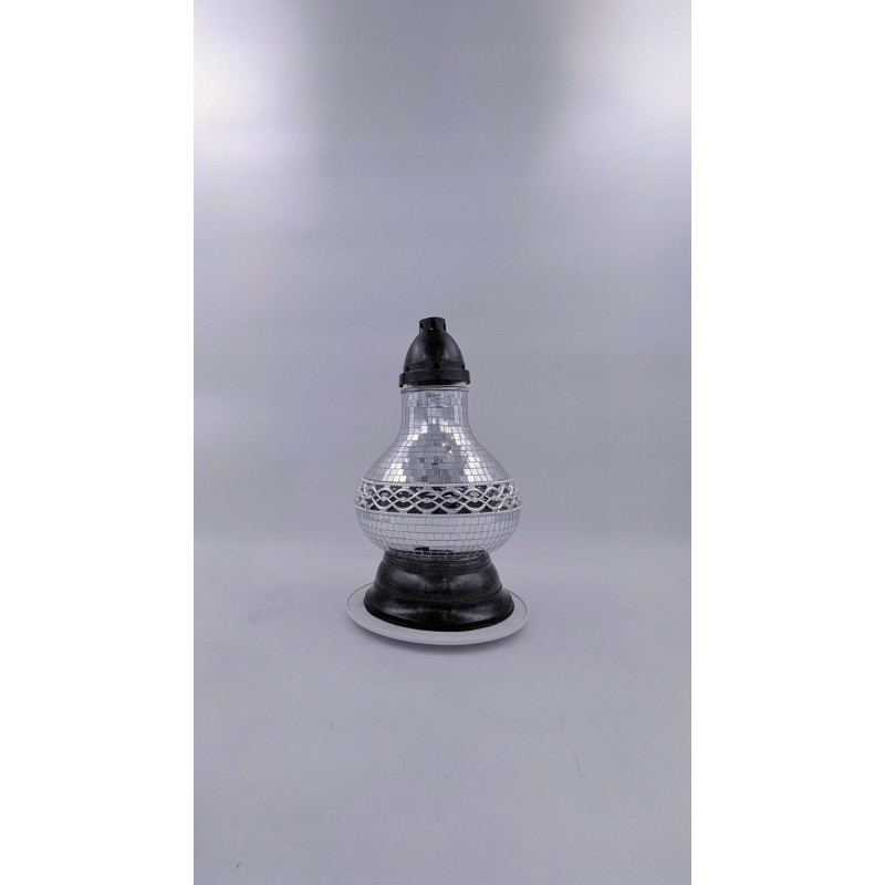 Znicz Całoroczny karafka Decor metaliczna srebro 32cm