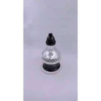 Znicz Całoroczny karafka Decor metaliczna srebro 32cm