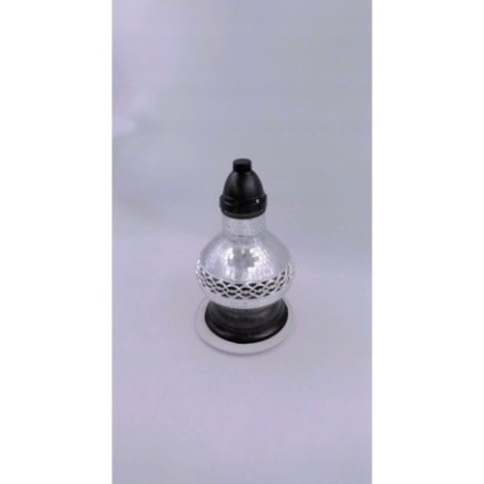 Znicz Całoroczny karafka Decor metaliczna srebro 32cm