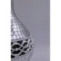 Znicz Całoroczny karafka Decor metaliczna srebro 32cm