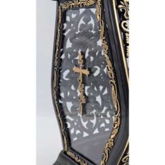 Znicz całoroczny Z8 ZŁOTO KRZYŻ 38CM