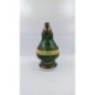 Znicz Lampion Witraż Karafa Dekor Green 36cm