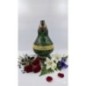 Znicz Lampion Witraż Karafa Dekor Green 36cm