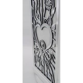 Znicz LED Znicz Polski Biało-srebrny 31 cm czas palenia więcej niż 75 h
